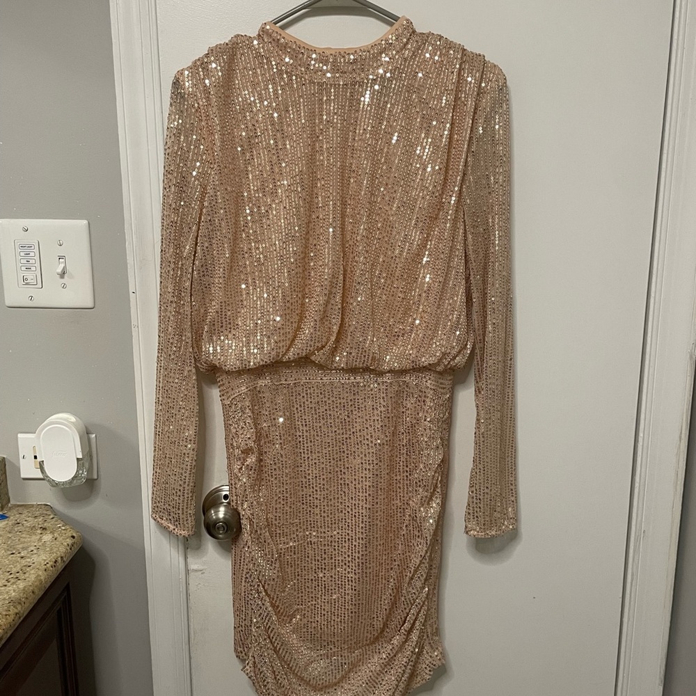 Gold Sequence Dress